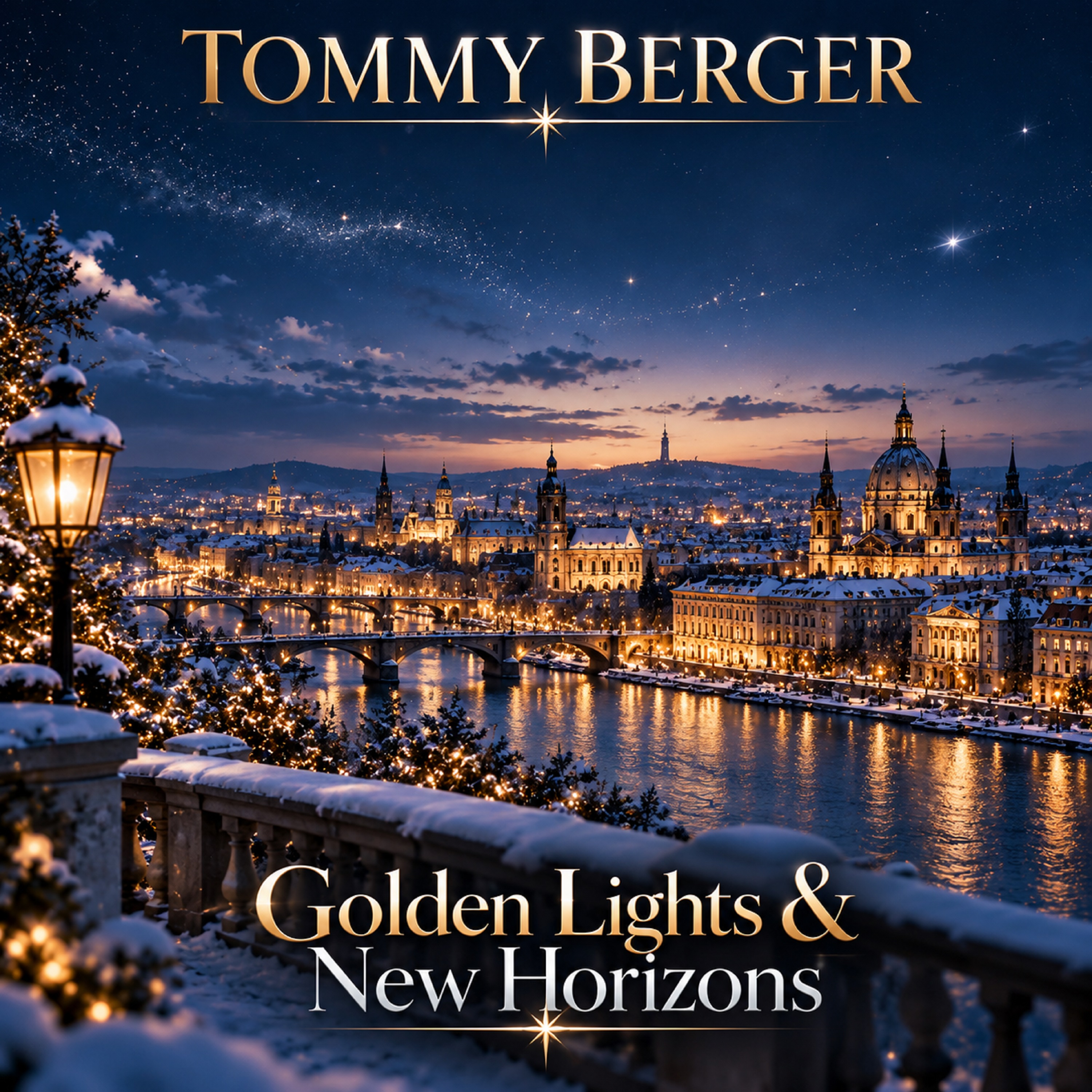 Tommy Berger – Golden Lights & New Horizons Album Cover